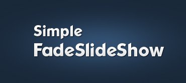 jQuery Simple FadeSlideShow 2.0 simple FadeSlideShow