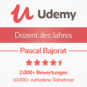 Dozent des Jahres - Udemy