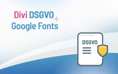 Divi DSGVO & Google Fonts lokal einbinden | in 10 Sekunden