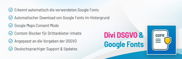 Divi DSGVO & Google Fonts