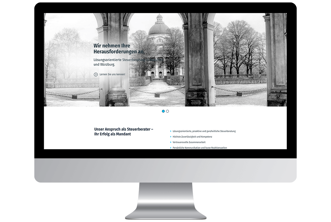 Webdesign für Steuerberater kess beispiel