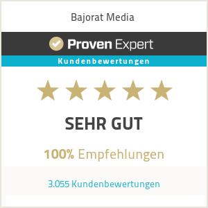 Proven Expert - Bajorat Media mit sehr gut bewertet